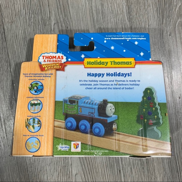 Talking Thomas Holiday Caboose Thomas the Train Wooden Railway & Friends New Talking Thomas Holiday Caboose Thomas the Train Wooden Railway & Friends New
